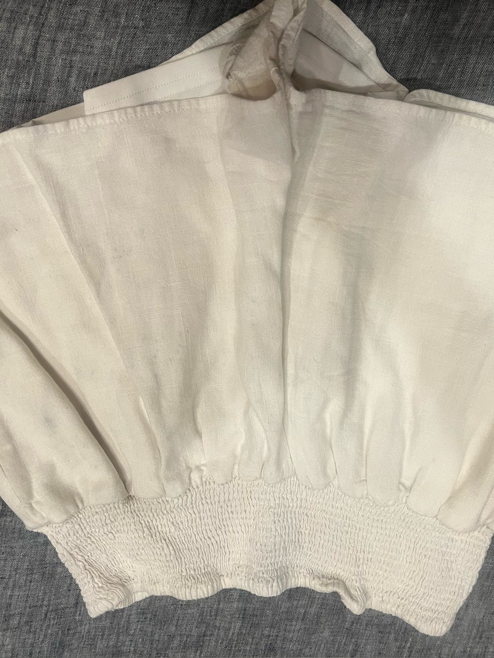 Vici Cream Lightweight Smocked Waist Shorts